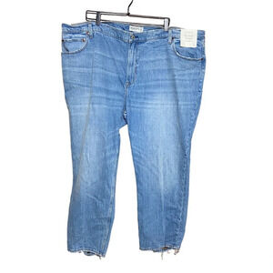 NWT Abercrombie & Fitch The Ankle Straight Ultra High Rise‎ Jean Size 37 / 24